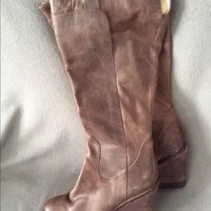 Frye Shoes Frye Womens Paige Wedge Boot Slate Bunished